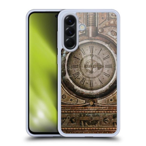 Simone Gatterwe Steampunk Grunge Clock Soft Gel Case for Samsung Galaxy A56 5G