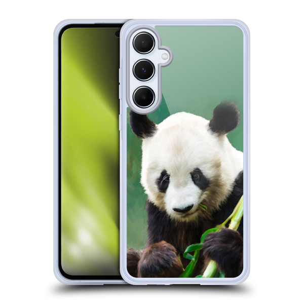 Simone Gatterwe Nature Series Panda Soft Gel Case for Samsung Galaxy A55 5G