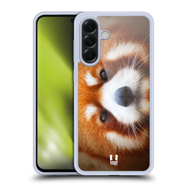 Head Case Designs Animal Faces 2 Red Panda Soft Gel Case for Samsung Galaxy A56 5G