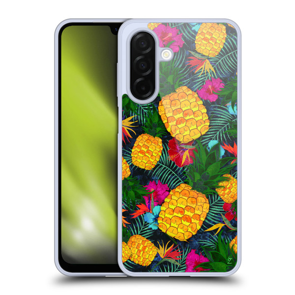 Suzan Lind Colours & Patterns Tropical Pineapple Soft Gel Case for Samsung Galaxy A26 5G
