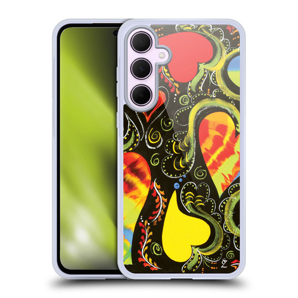 Suzan Lind Colours & Patterns Love Dance Soft Gel Case for Samsung Galaxy A35 5G