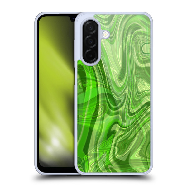 Suzan Lind Marble Green Soft Gel Case for Samsung Galaxy A26 5G