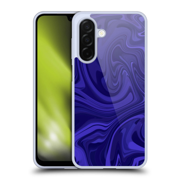 Suzan Lind Marble Indigo Soft Gel Case for Samsung Galaxy A26 5G