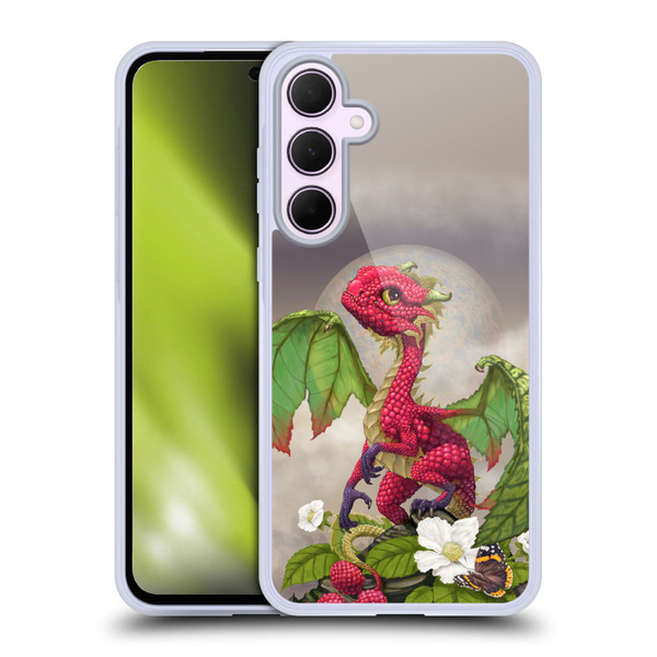 Stanley Morrison Dragons 3 Raspberry Garden Soft Gel Case for Samsung Galaxy A35 5G