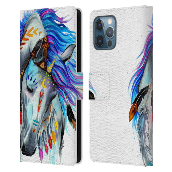 Pixie Cold Animals Spirit Leather Book Wallet Case Cover For Apple iPhone 12 Pro Max