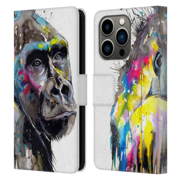 Pixie Cold Animals I See The Future Leather Book Wallet Case Cover For Apple iPhone 14 Pro