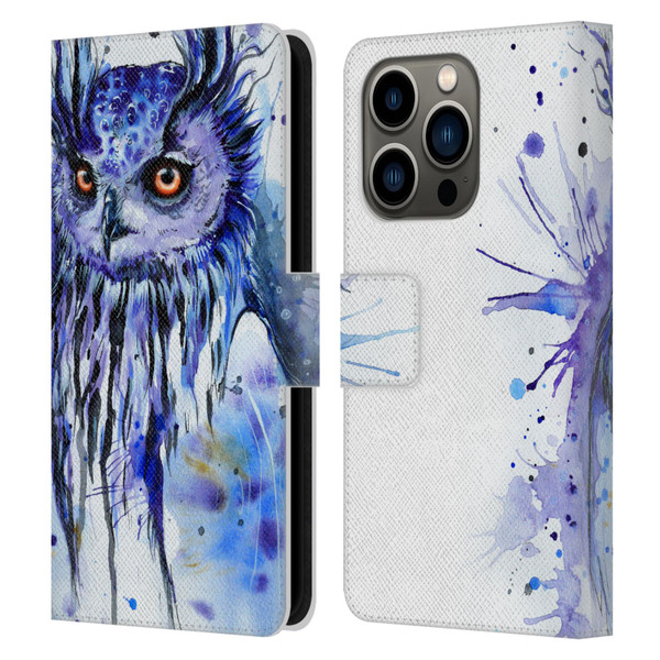 Pixie Cold Animals Secrets Leather Book Wallet Case Cover For Apple iPhone 14 Pro