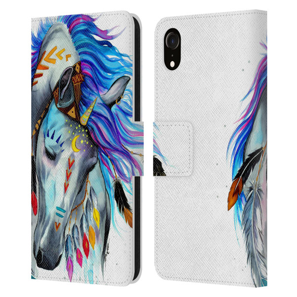 Pixie Cold Animals Spirit Leather Book Wallet Case Cover For Apple iPhone XR