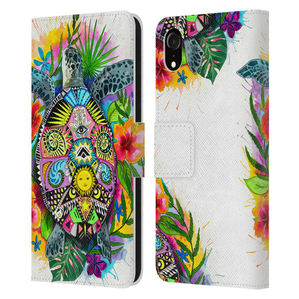 Pixie Cold Animals Turtle Life Leather Book Wallet Case Cover For Apple iPhone XR