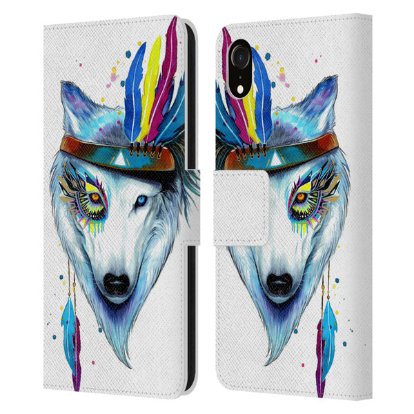 Pixie Cold Animals Warrior Leather Book Wallet Case Cover For Apple iPhone XR