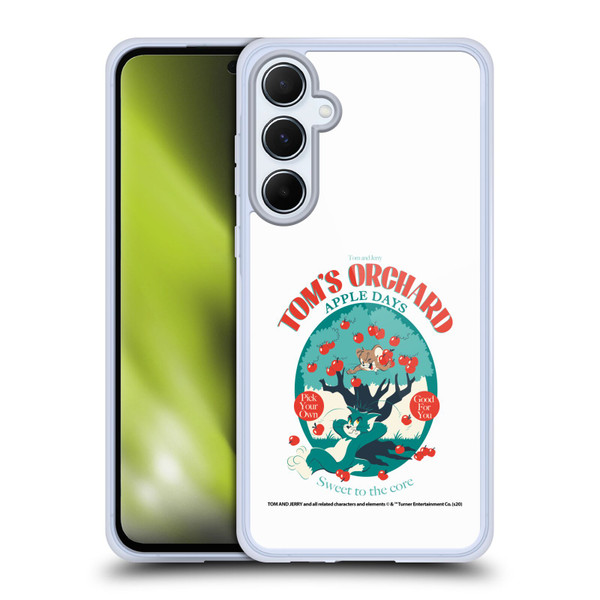 Tom and Jerry Retro Orchard Soft Gel Case for Samsung Galaxy A55 5G