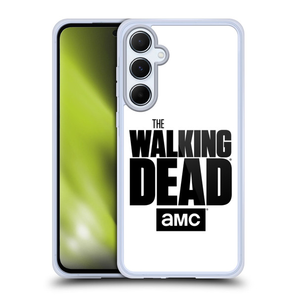 AMC The Walking Dead Logo White Soft Gel Case for Samsung Galaxy A55 5G