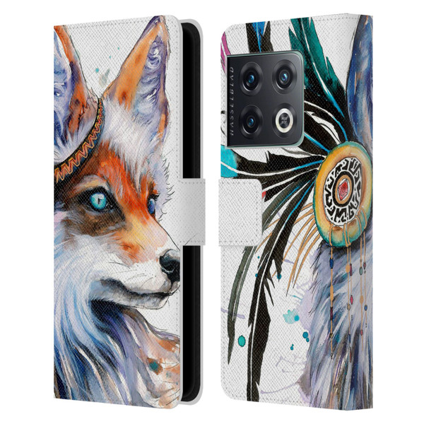 Pixie Cold Animals Fox Leather Book Wallet Case Cover For OnePlus 10 Pro