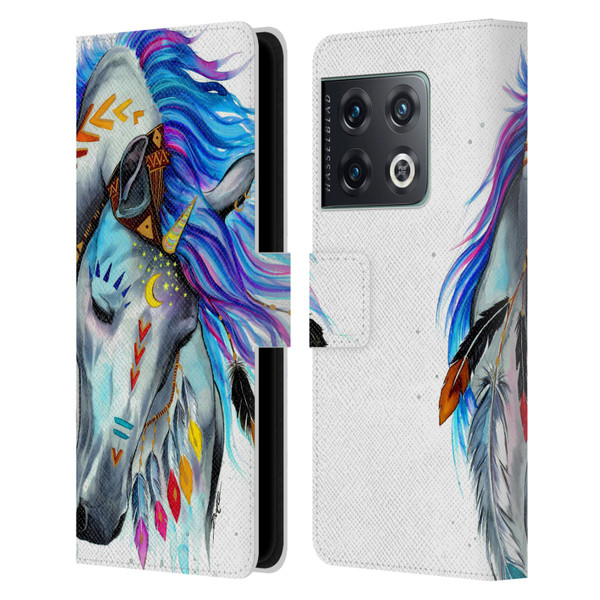 Pixie Cold Animals Spirit Leather Book Wallet Case Cover For OnePlus 10 Pro