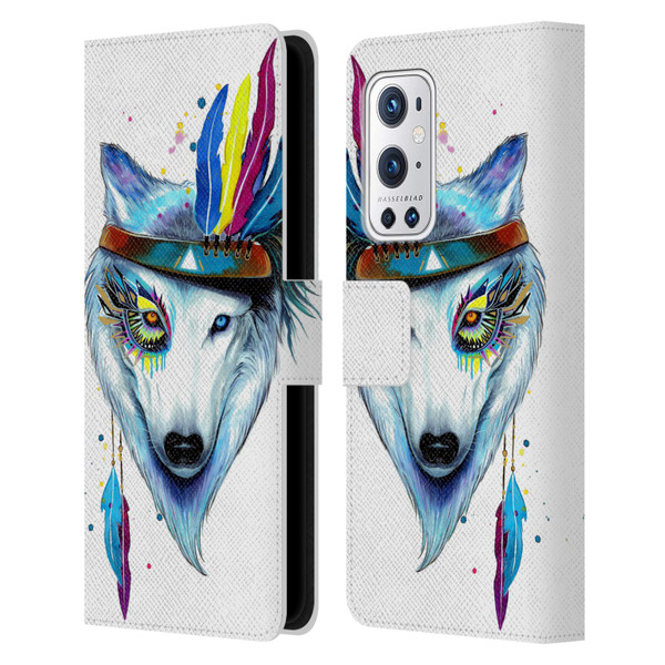 Pixie Cold Animals Warrior Leather Book Wallet Case Cover For OnePlus 9 Pro