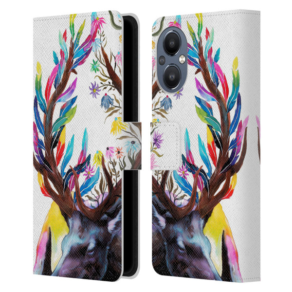 Pixie Cold Animals Memories Leather Book Wallet Case Cover For OnePlus Nord N20 5G