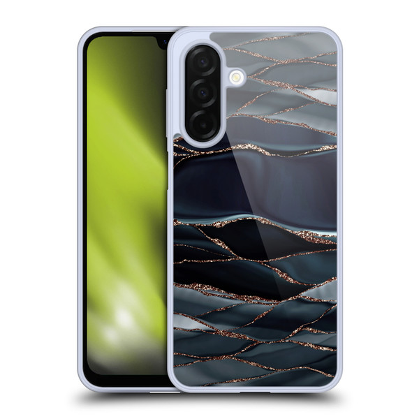 UtArt Dark Night Marble Waves Soft Gel Case for Samsung Galaxy A26 5G