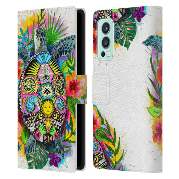 Pixie Cold Animals Turtle Life Leather Book Wallet Case Cover For OnePlus Nord 2 5G