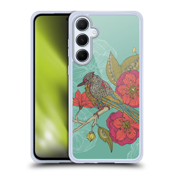 Valentina Birds Contented Constance Soft Gel Case for Samsung Galaxy A55 5G