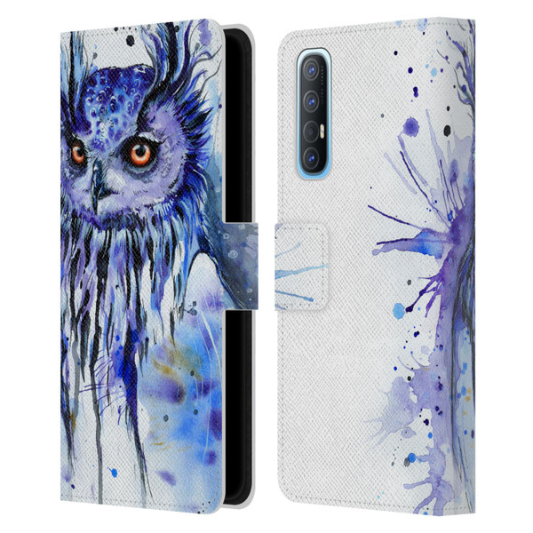Pixie Cold Animals Secrets Leather Book Wallet Case Cover For OPPO Find X2 Neo 5G