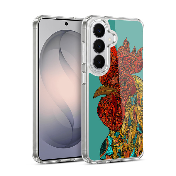 Valentina Birds Rooster Soft Gel Case for Samsung Galaxy S26 Plus
