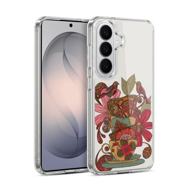 Valentina Birds Teacups Soft Gel Case for Samsung Galaxy S26 Plus