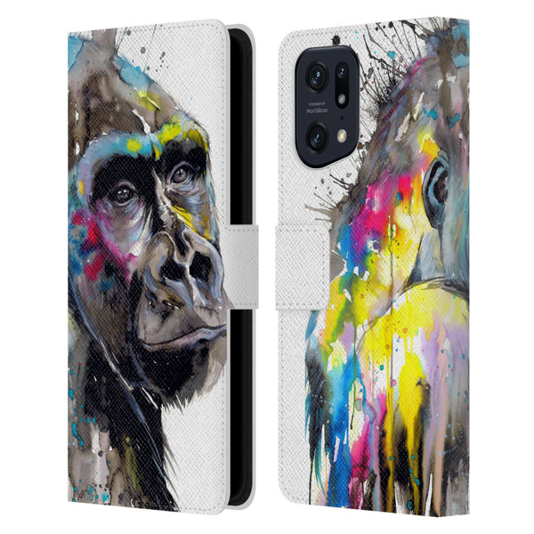 Pixie Cold Animals I See The Future Leather Book Wallet Case Cover For OPPO Find X5