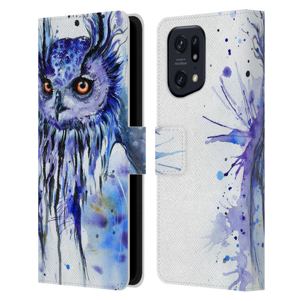 Pixie Cold Animals Secrets Leather Book Wallet Case Cover For OPPO Find X5 Pro