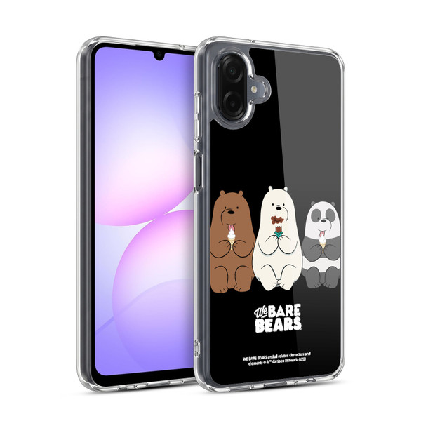 We Bare Bears Character Art Group 2 Soft Gel Case for Samsung Galaxy A07 4G