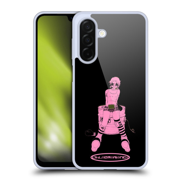 Chloe Moriondo Graphics Pink Soft Gel Case for Samsung Galaxy A26 5G