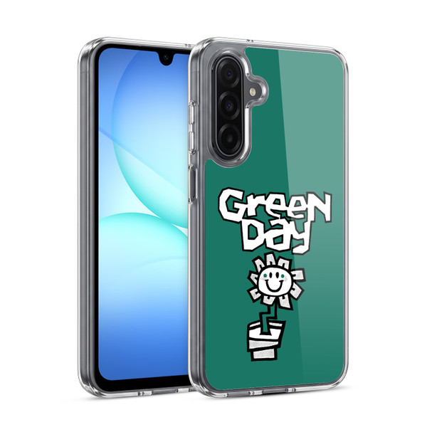 Green Day Graphics Flower Soft Gel Case for Samsung Galaxy A17 4G / 5G