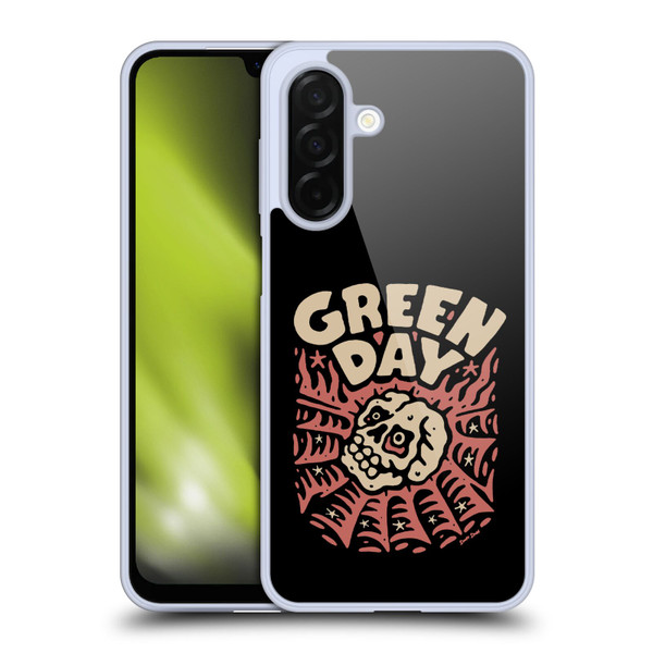 Green Day Graphics Skull Spider Soft Gel Case for Samsung Galaxy A26 5G