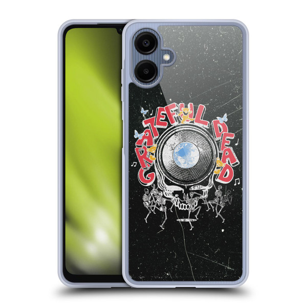 Grateful Dead Graphics Black Soft Gel Case for Samsung Galaxy A06 4G / 5G