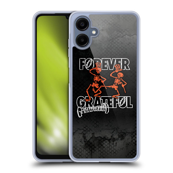 Grateful Dead Graphics Dancing Skeletons Soft Gel Case for Samsung Galaxy A06 4G / 5G