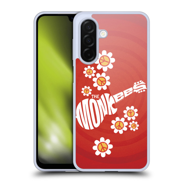 The Monkees Graphics Pattern In Red Soft Gel Case for Samsung Galaxy A26 5G