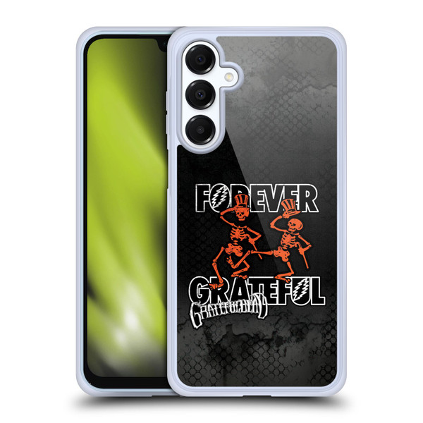 Grateful Dead Graphics Dancing Skeletons Soft Gel Case for Samsung Galaxy A16 5G & MagSafe