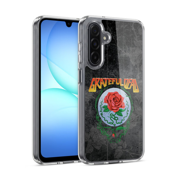 Grateful Dead Graphics Distressed Rose Soft Gel Case for Samsung Galaxy A17 4G / 5G