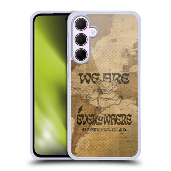 Grateful Dead Graphics Bear Vintage Soft Gel Case for Samsung Galaxy A35 5G