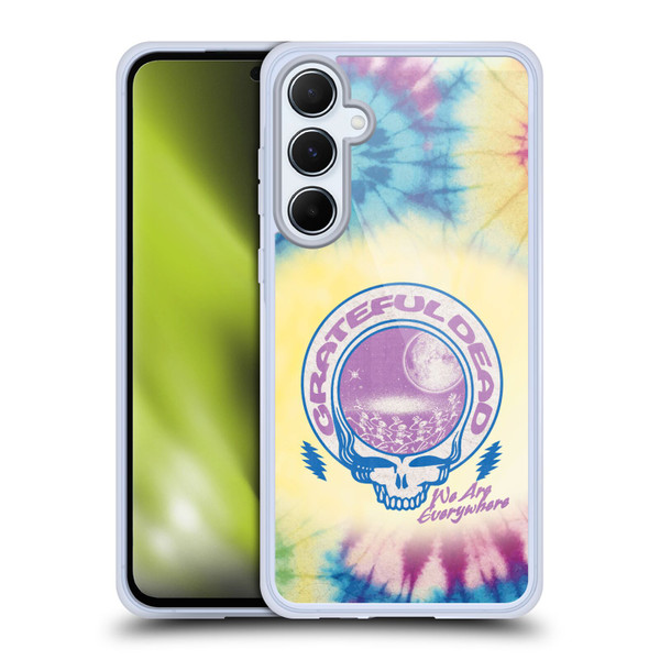 Grateful Dead Graphics Logo Tie Dye Soft Gel Case for Samsung Galaxy A55 5G