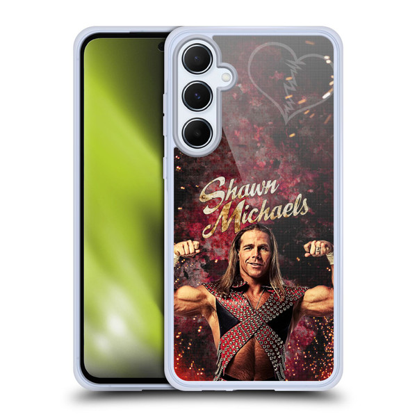 WWE Shawn Michaels LED Image Soft Gel Case for Samsung Galaxy A55 5G