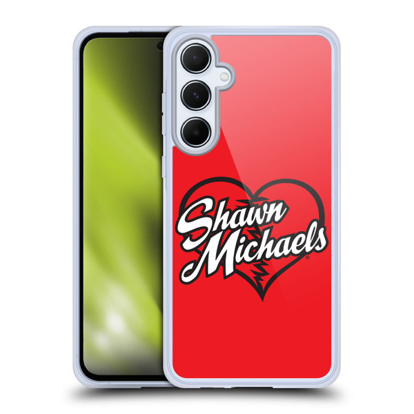 WWE Shawn Michaels Logo Soft Gel Case for Samsung Galaxy A55 5G