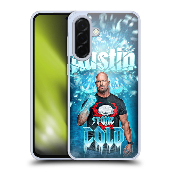 WWE Stone Cold Steve Austin Portrait Soft Gel Case for Samsung Galaxy A36 5G