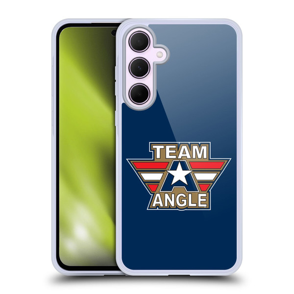 WWE Kurt Angle Logotype Soft Gel Case for Samsung Galaxy A35 5G