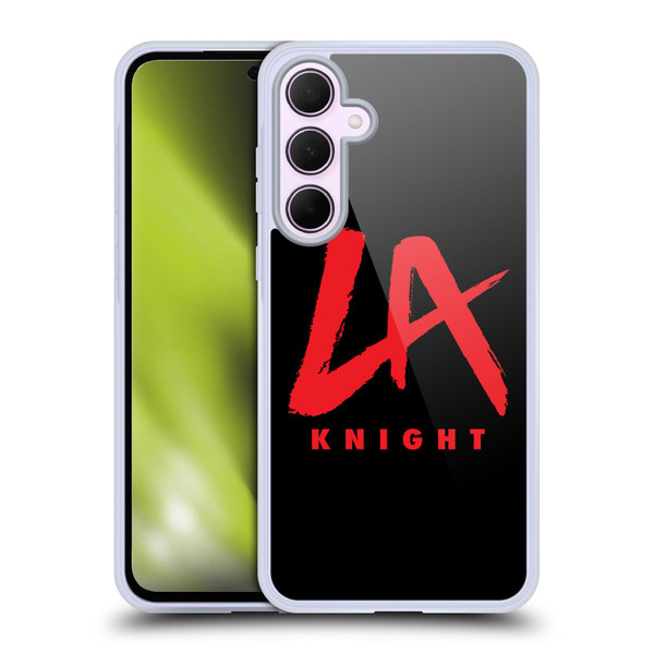 WWE LA Knight Logo Soft Gel Case for Samsung Galaxy A35 5G