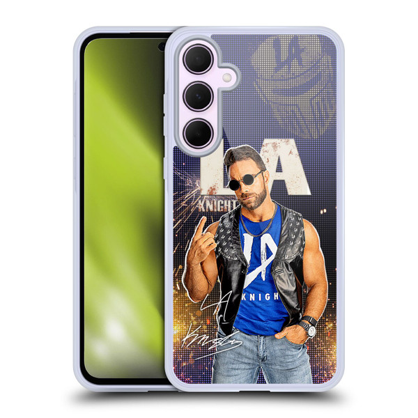 WWE LA Knight Portrait Soft Gel Case for Samsung Galaxy A35 5G