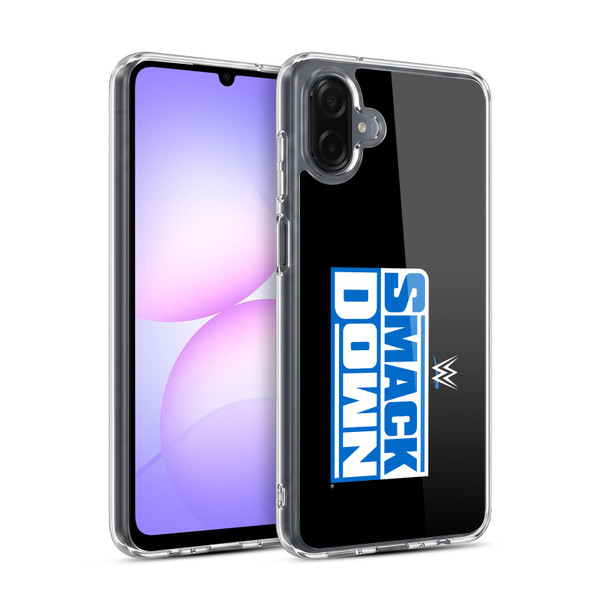 WWE TV Program Logo Smack Down Soft Gel Case for Samsung Galaxy A07 4G