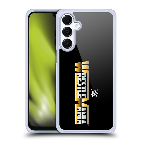 WWE TV Program Logo Wrestlemania Soft Gel Case for Samsung Galaxy A16 5G & MagSafe
