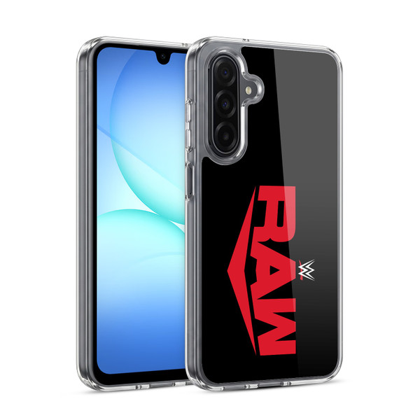 WWE TV Program Logo Raw Soft Gel Case for Samsung Galaxy A17 4G / 5G