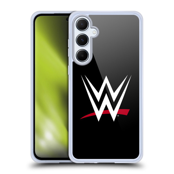 WWE TV Program Logo Main Soft Gel Case for Samsung Galaxy A55 5G