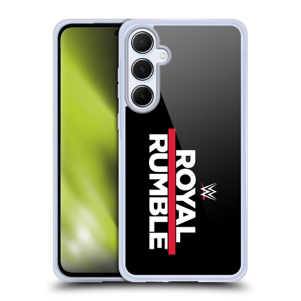 WWE TV Program Logo Royal Rumble Soft Gel Case for Samsung Galaxy A55 5G